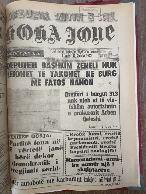 Koha Jonë 1993-12-30